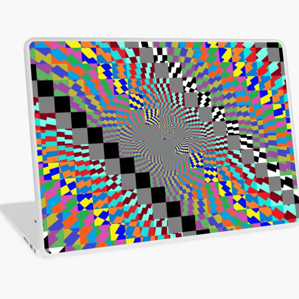 Trippy Colored Squares Laptop Skin