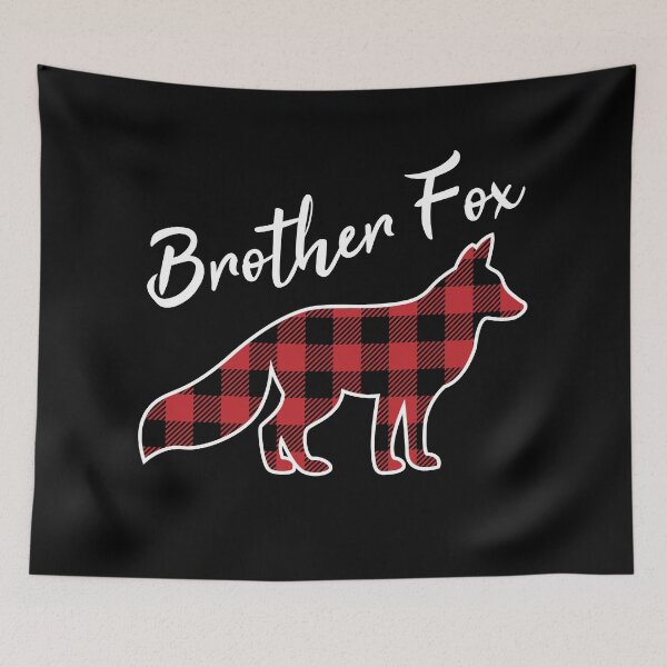 Item preview, CHRISTMAS FOX FAMILY MATCHING, FOX BROTHER, RED AND BLACK PLAID, BUFFALO PLAID, CHRISTMAS PAJAMA BROTHER designed and sold by TheFirstOne.