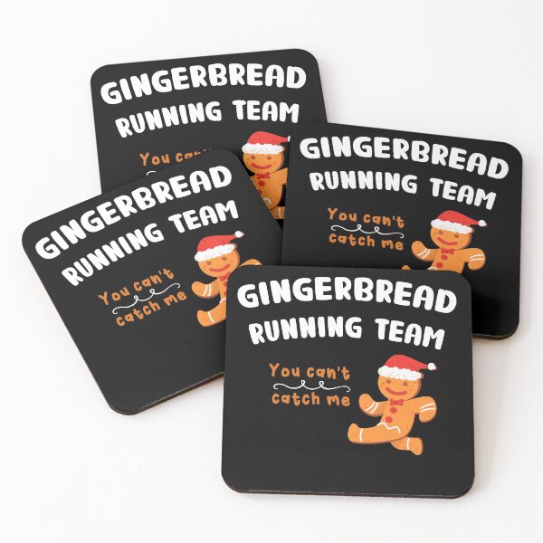 Item preview, Copy of  Gingerbread Running Team funny Gingerbread Christmas designed and sold by Stella Clue.