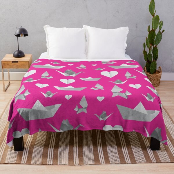 Item preview, origami pattern (pink) designed and sold by ibyrd-7.