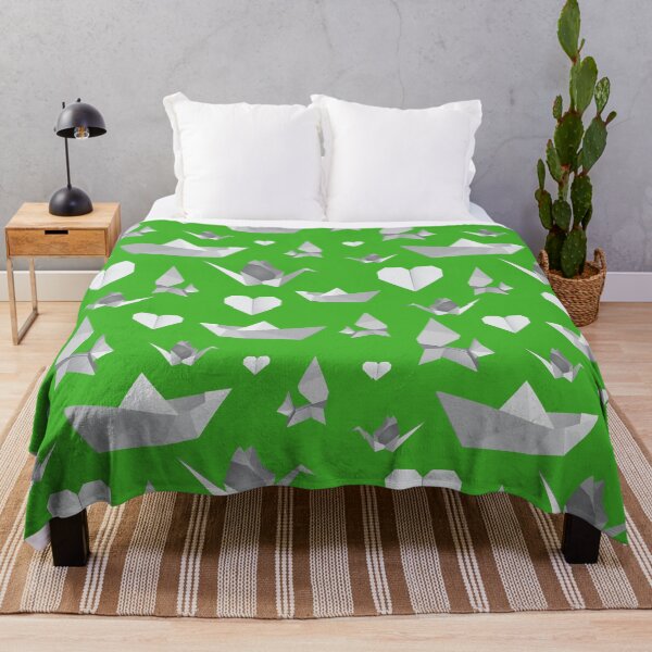 Item preview, origami pattern (green) designed and sold by ibyrd-7.