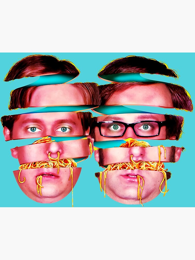 "Tim And Eric Are Spaghetti Heads" Poster for Sale by SpoiledFox