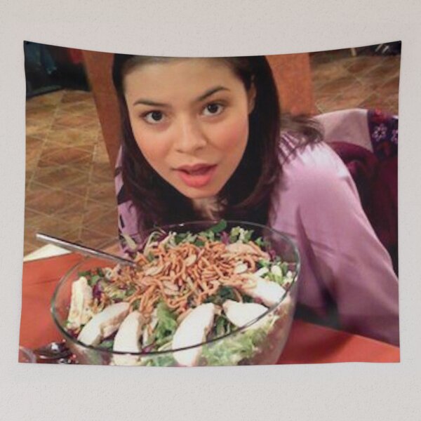 Item preview, carly shay with a salad designed and sold by Joyce Chan.