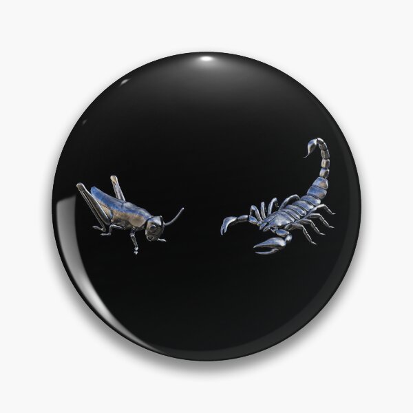 Item preview, The Scorpion Or The Grasshopper? - Metallic Design designed and sold by Timebird.