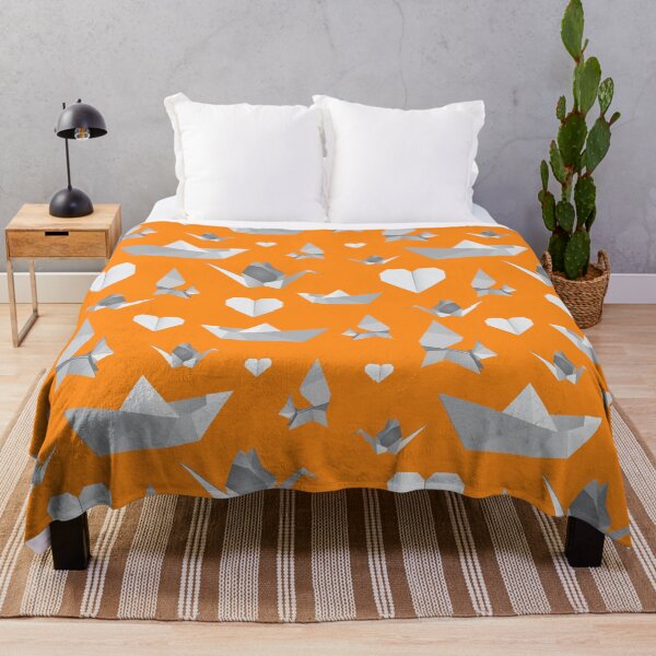 Item preview, origami pattern (orange) designed and sold by ibyrd-7.
