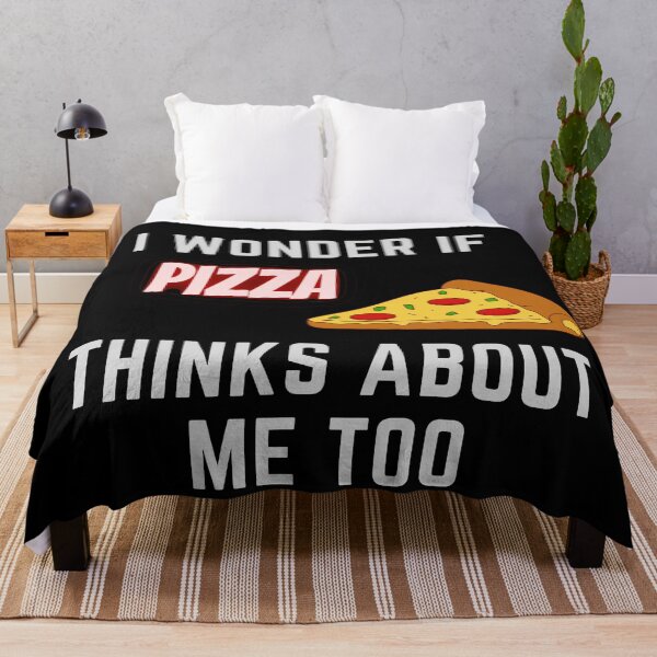 Item preview, I Wonder If Pizza Thinks About Me Too by SIMPLE designed and sold by FawadAhmad.