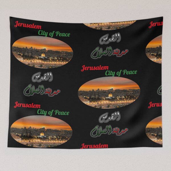 Item preview, Jerusalem City of Peace (Al-Quds Madinat Al-Salam) designed and sold by PalestineWorld.