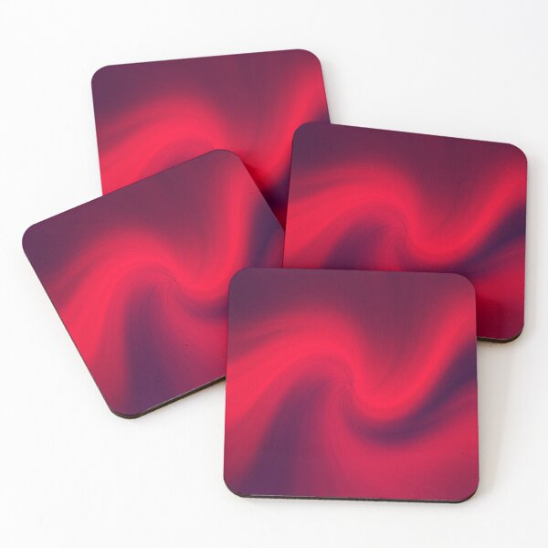 Item preview, Abstract red magenta pink lines waves art designed and sold by Butterfly-Dream.