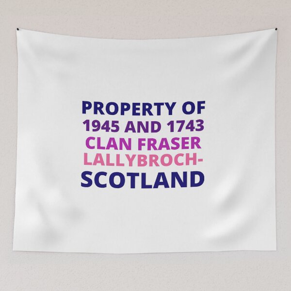 Artikelvorschau, Eigentum von 1945 und 1743 Clan Fraser Lallybroch Schottland entworfen und verkauft von BousboulaStorie.