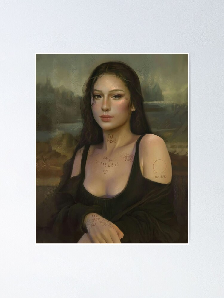 Artist Gives the Mona Lisa a Glamorous Modern Makeover