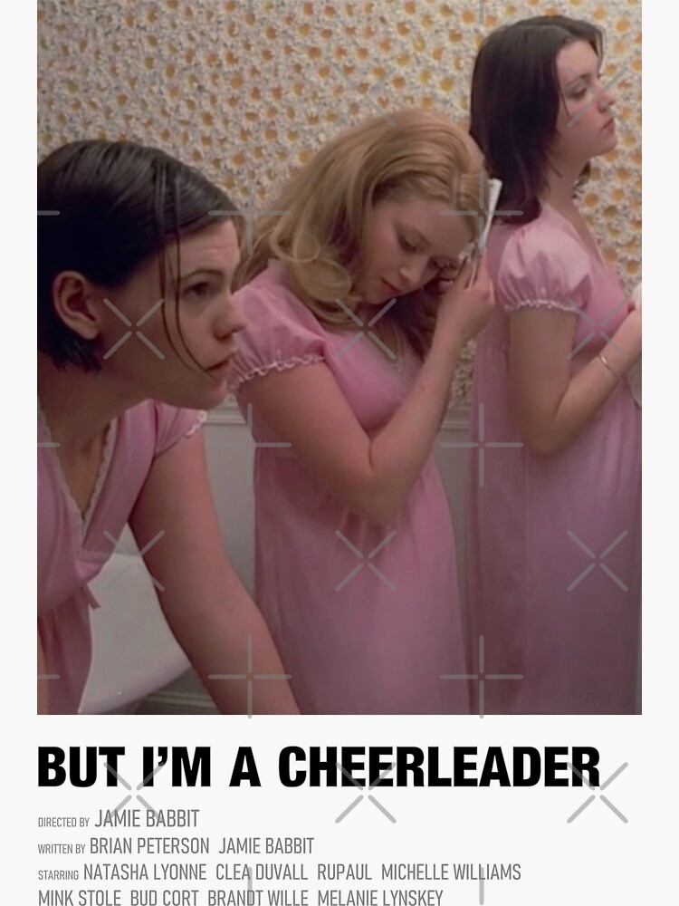 But Im A Cheerleader Minimal Poster Sticker By Jessblakemore Redbubble 
