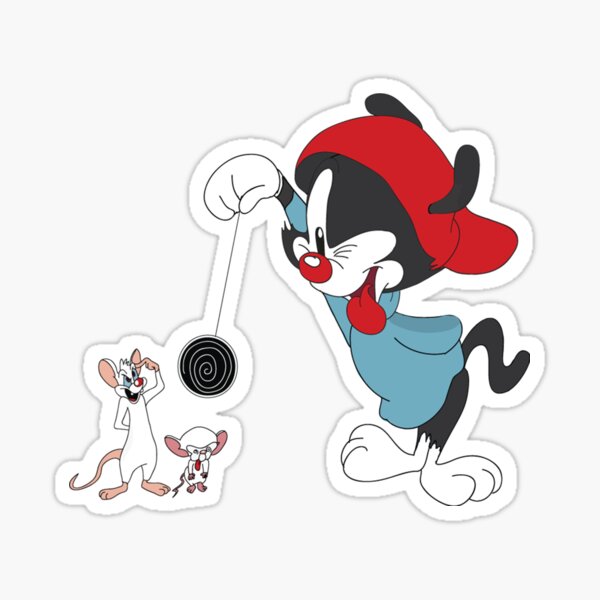 animaniacs dibujos animados divertidos bebé niños regalo lindas niñas niños adorables Pegatina
