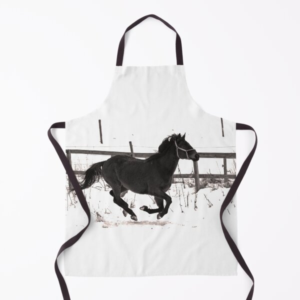 Item preview, Black and White running horse designed and sold by Jon Lees.