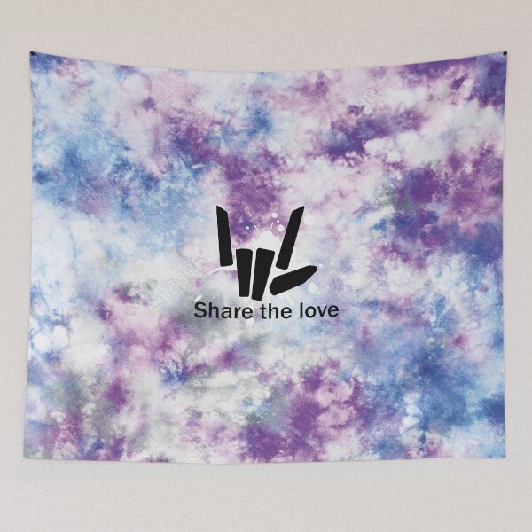 Item preview, Share the Love tye dye designed and sold by tinypurpleland.