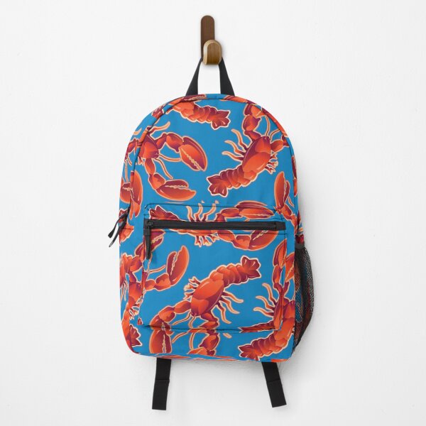 Item preview, Red Lobsters on Blue Pattern designed and sold by jeff-jones.
