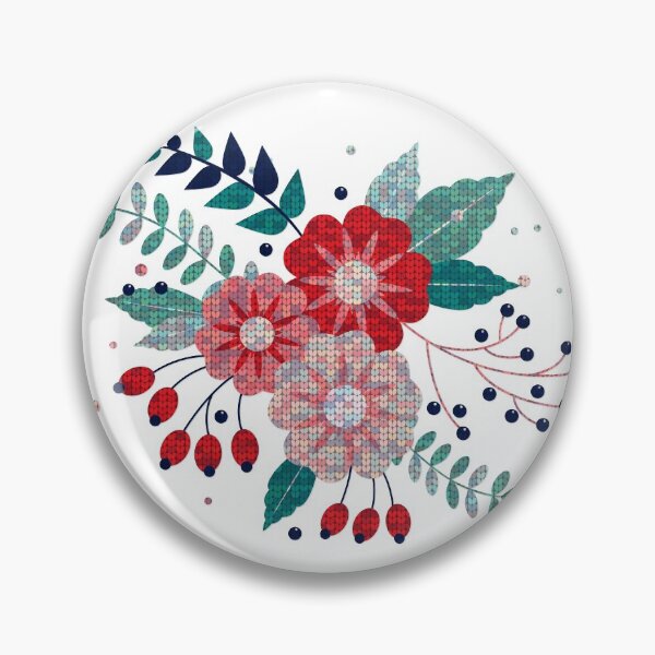 Item preview, Minimalistic winter flowers designed and sold by urban-color.
