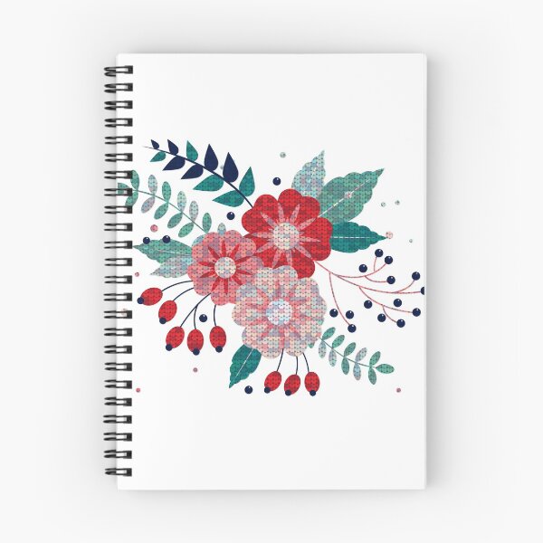 Item preview, Minimalistic winter flowers designed and sold by urban-color.