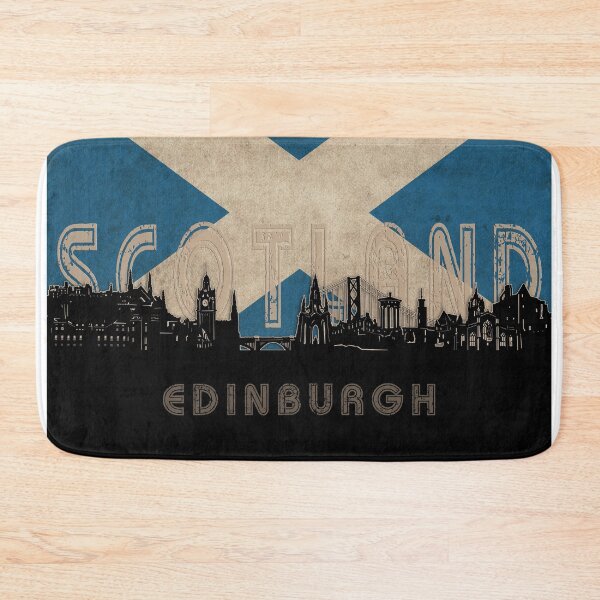 Item preview, edinburgh skyline flag designed and sold by BekimART2.