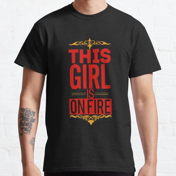 Redskins International” Ladies Shirt – Fire and Flames Music and