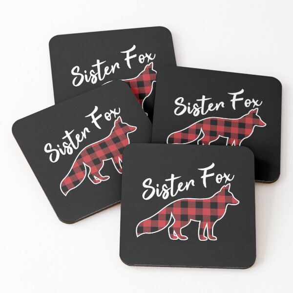 Item preview, CHRISTMAS FOX FAMILY MATCHING, FOX SISTER , RED AND BLACK PLAID, BUFFALO PLAID, CHRISTMAS PAJAMA SISTER designed and sold by TheFirstOne.