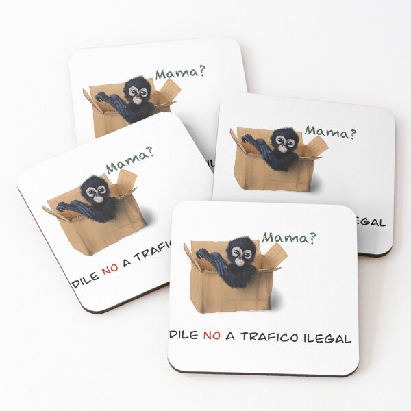 Item preview, Dile No a trafico ilegal mono designed and sold by ARCASrescate.
