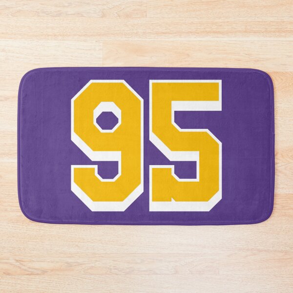 Item preview, 95 Yellow Number ninety-five Purple Basketball Jersey designed and sold by elhefe.