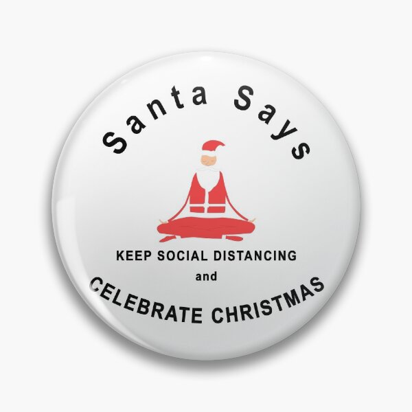 Item preview, Christmas and Santa Claus in social distancing designed and sold by Roy Store.