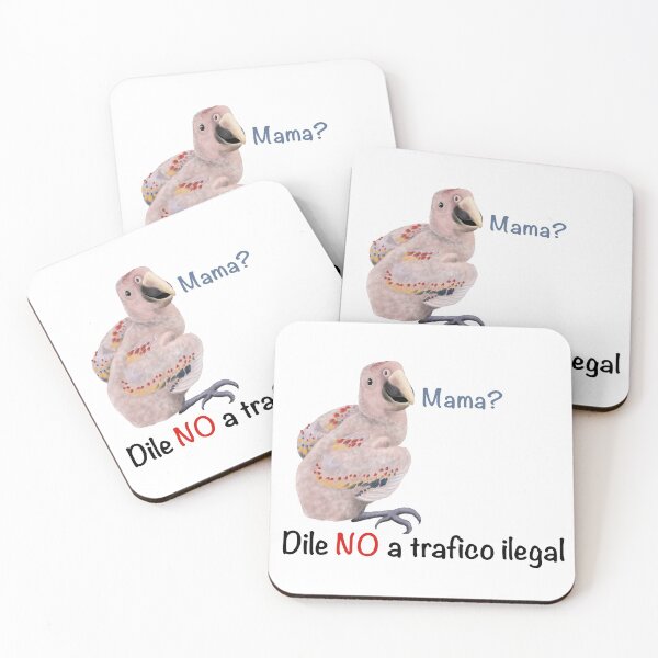 Item preview, Dile No a trafico ilegal guacamaya designed and sold by ARCASrescate.