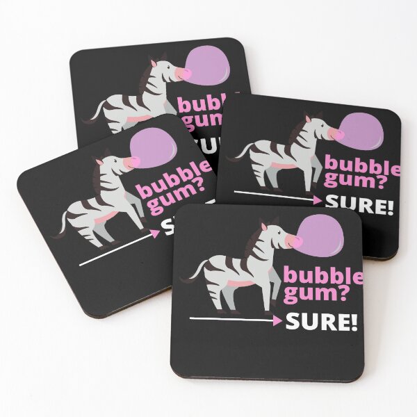 Item preview, Zebra Bubble Gum designed and sold by MyTrendStore.