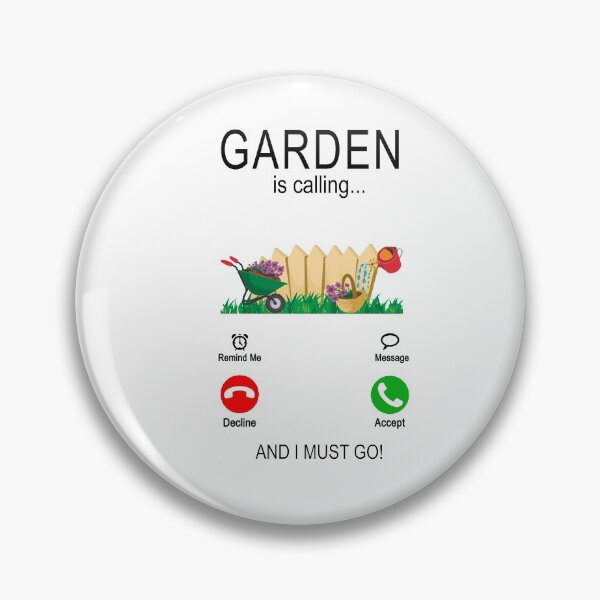 Item preview, Copy of Garden is calling Gärtner und Garten - black designed and sold by dJ-Design.