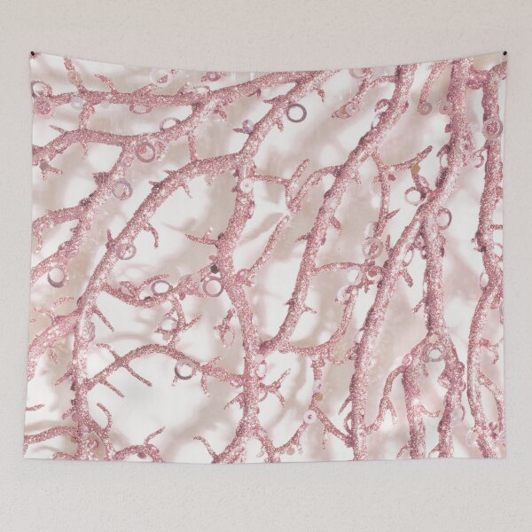 Item preview, Geomatric Light Pink Xmas Line Pattern  designed and sold by CreativeShutter.