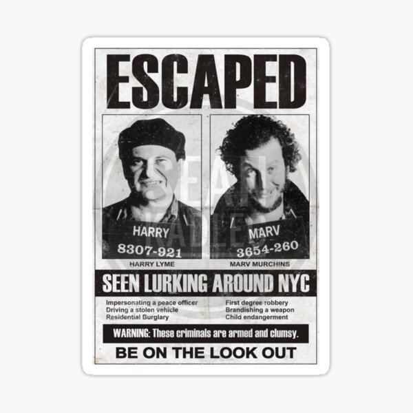 Item preview, Harry and marv sticky bandits home alone designed and sold by printgaff.