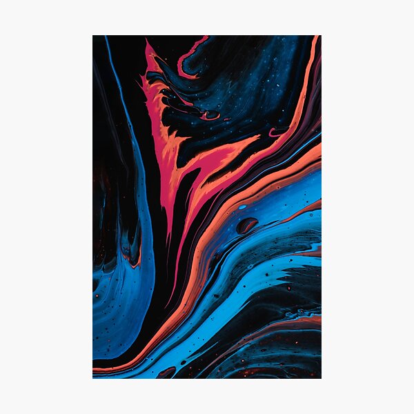 Item preview, Abstarct marbling red and blue art design designed and sold by Butterfly-Dream.