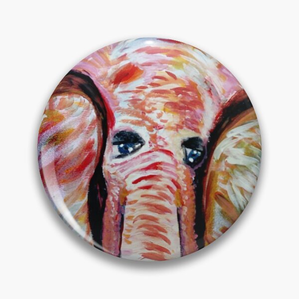Item preview, pink elephant designed and sold by ThereseLyssia.