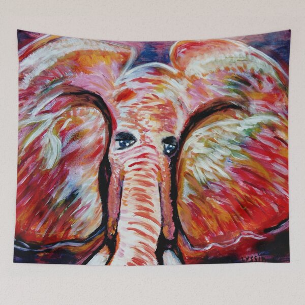 Item preview, pink elephant designed and sold by ThereseLyssia.