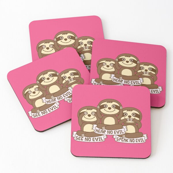Item preview, Sloths See Hear Speak No Evil designed and sold by plushism.
