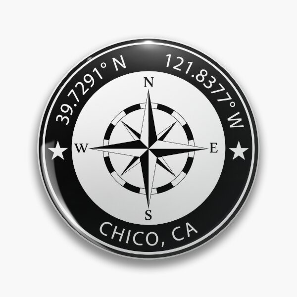 Item preview, Chico, California Geographical Coordinates designed and sold by TeeOhGraphics.