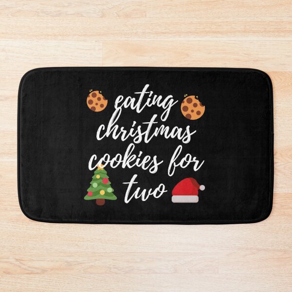 Item preview, eating christmas cookies for two designed and sold by MoreArt15.