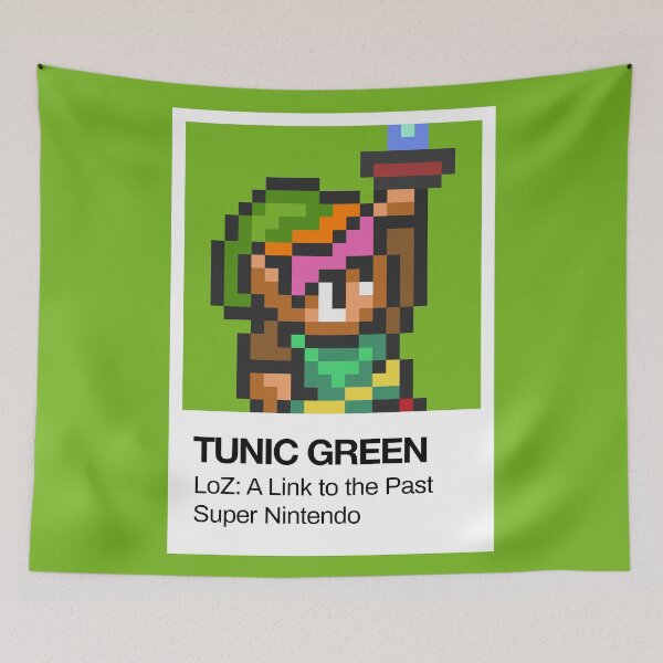 Item preview, GAMETONE: Tunic Green designed and sold by Pixel Papers.