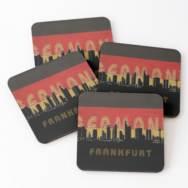 Item preview, frankfurt skyline flag designed and sold by BekimART2.