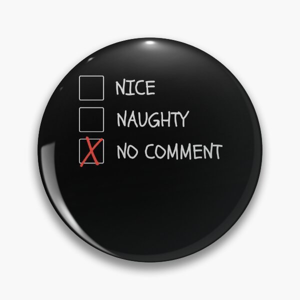 Aperçu de l'œuvre  Nice Naughty No Comment Liste coquine de Noël créée et vendue par RGVDesigns.