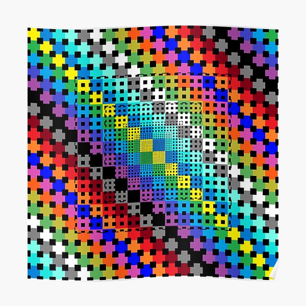 Trippy Colors Poster