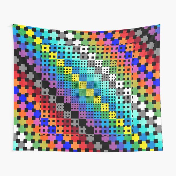 Trippy Colors Tapestry