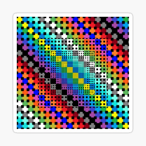Trippy Colors Sticker
