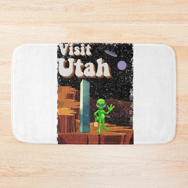 Item preview, Visit Utah Funny Monolith Mystery Alien Vintage  designed and sold by Sutra-Lotus-Co.