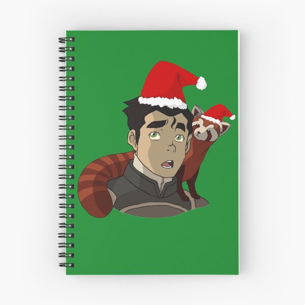 Aperçu de l'œuvre Bolin & Pabu Noël - Légende de Korra créée et vendue par Avatar Goodies.