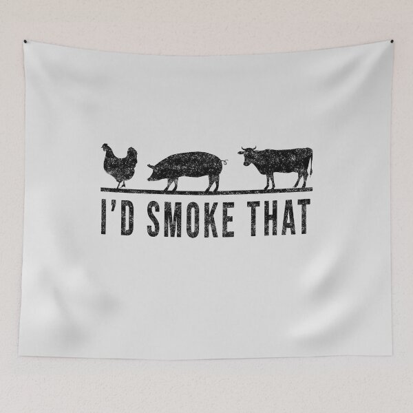Item preview,  Id SmokeThat, BBQ Grilling, Pig Funny Pork  designed and sold by StarByAsem.