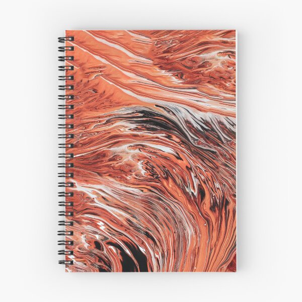 Item preview, Orange marbling liquid abstract colourful art designed and sold by Butterfly-Dream.