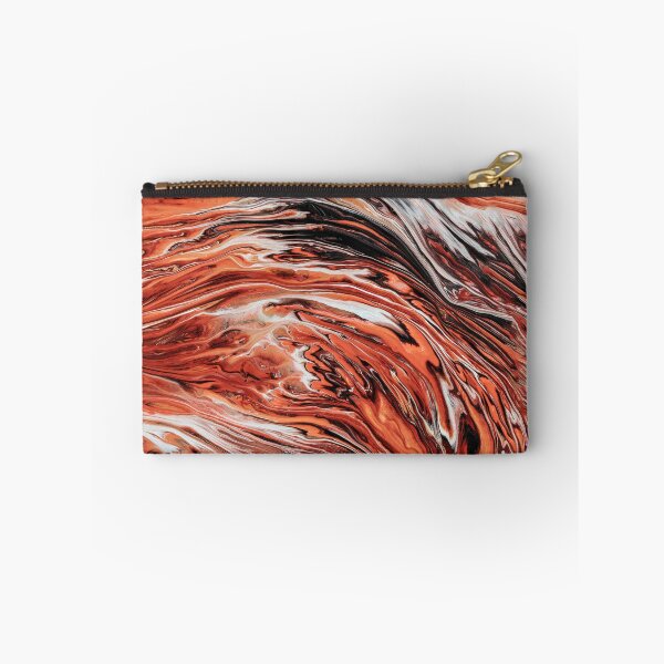 Item preview, Orange marbling liquid abstract colourful art designed and sold by Butterfly-Dream.