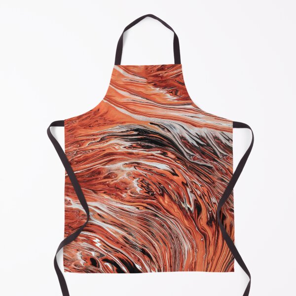 Item preview, Orange marbling liquid abstract colourful art designed and sold by Butterfly-Dream.